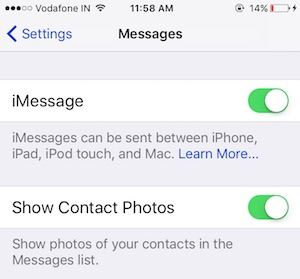 Activate your iMessage