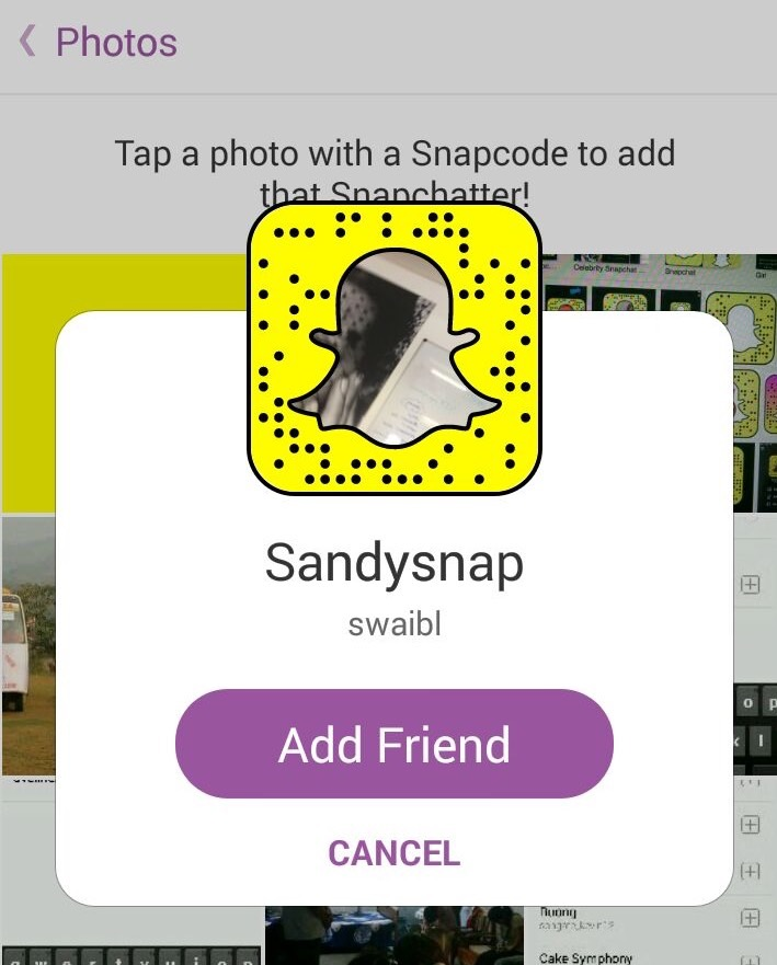 Step 3: After then tap the Snapchat ghost icon at the top of the camera scr...