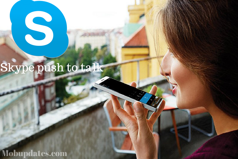Skype push to talk