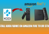 how to install kodi on amazon fire tv