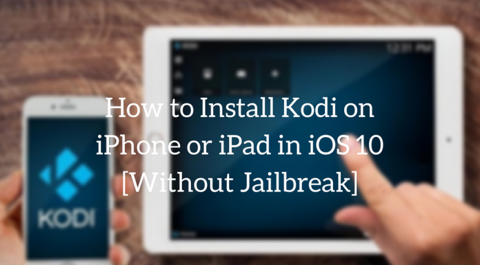 install Kodi on iPhone or iPad in iOS 10