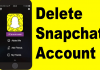 how to delete Snapchat Account
