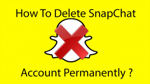 how to delete Snapchat Account 