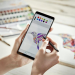 Coloring feature on Galaxy Note 8