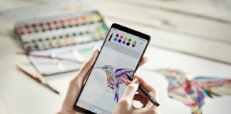 Coloring feature on Galaxy Note 8