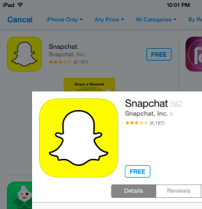 Snapchat For iPad