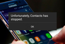 Here’s How to fix Unfortunately Contact’s Has Stopped Error on Android