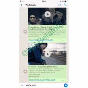 WhatsApp’s New Feature allow iPhone Users Watch YouTube Videos in-app