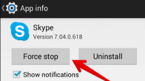 Delete Skype Chat History on Android 