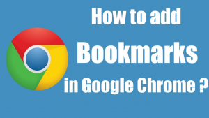 Manage Bookmarks in Google Chrome 