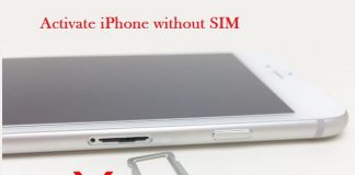 How to activate and use an iPhone without a SIM: Activation iOS 9_10_iOS11 iPhone 6s, 6s+ 6 Plus, 5s, 5c, 5, 4s