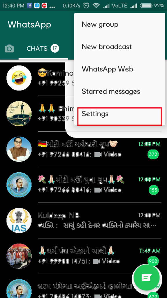 Restore and Backup WhatsApp