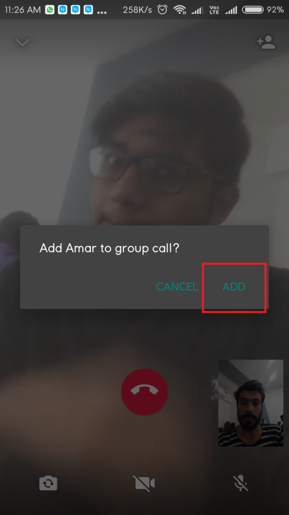 Make WhatsApp Group Video/Voice Call 