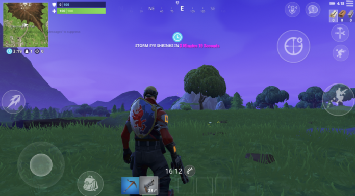 Gameplay of Fortnite Mobile for Android