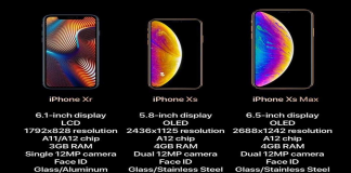 New iPhone XS, XS Max, and XR