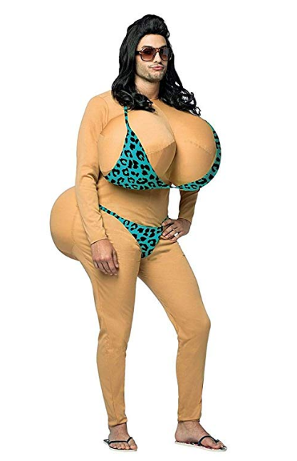 Big Bikini Babe Adult Costume for man