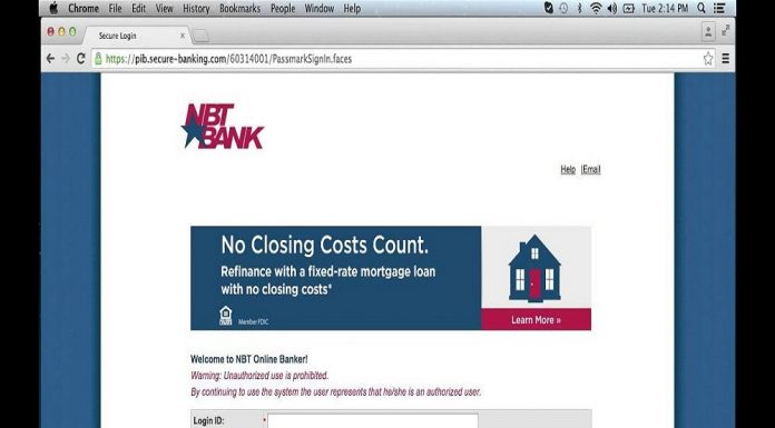 NBT Online Banking Login