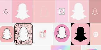 Pastel Pink Snapchat Logo