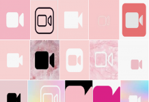 Pink FaceTime Logo