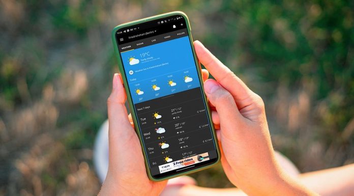 weather app for Android