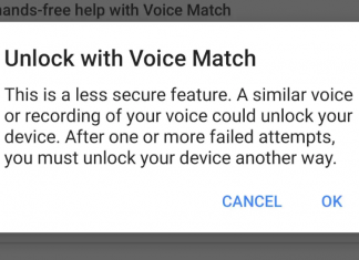 Android Voice Unlock