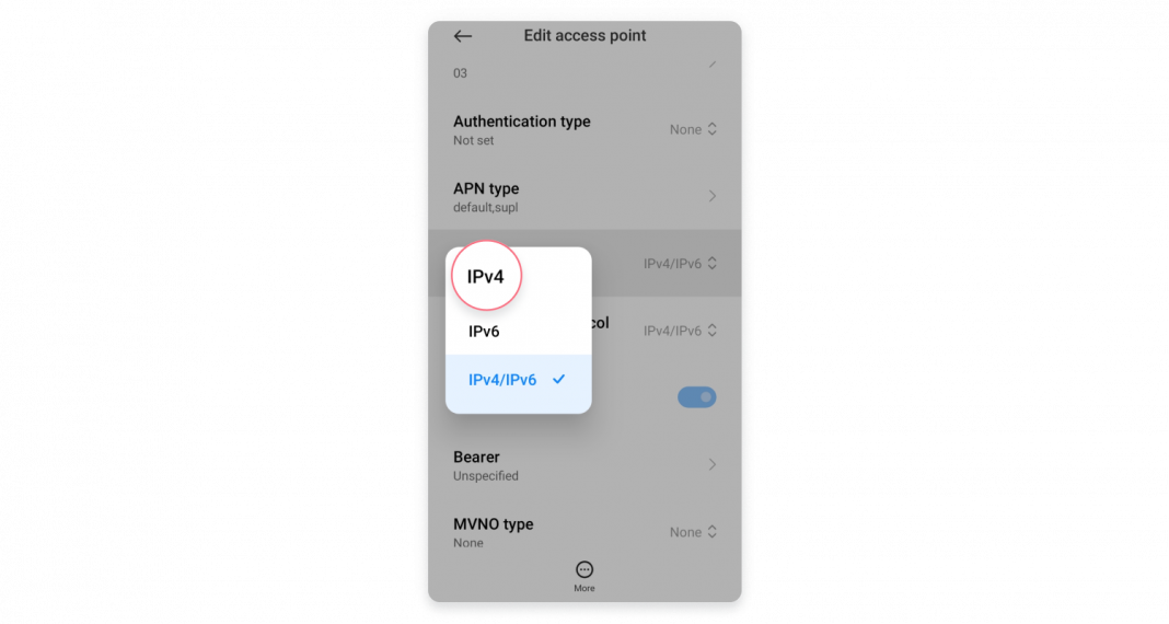 Enable IPv6 on Android