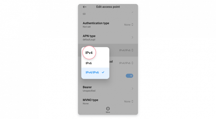 Enable IPv6 on Android