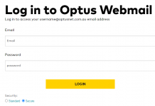 optus webmail not working