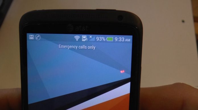Emergency Calls Only on Android