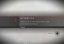 Destiny 2 Servers Not Available